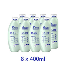 Head & Shoulders Bare Pure Clean Anti-Dandruff Shampoo, 8x 400ml, No Sulphates 9.37 per litre