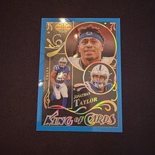 2022 Panini Illusions - King of Cards Jonathan Taylor #KC-8 Light Blue /299