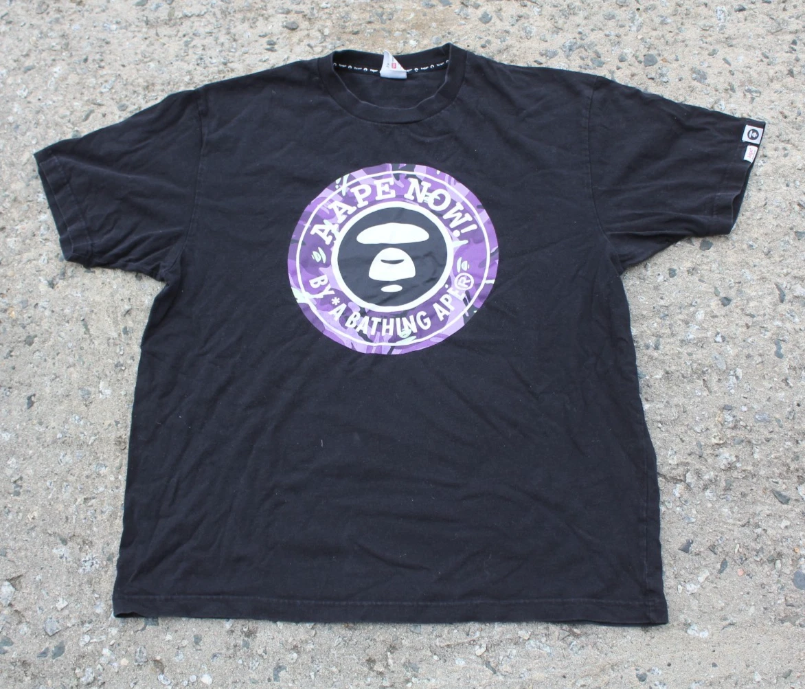 A Bathing Ape Black Size 2XL Shirts for Men for sale | eBay