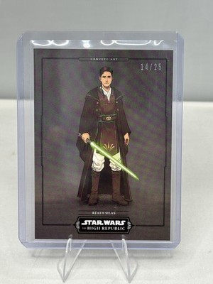 2021 Topps On Demand Star Wars: The High Republic #11 REATH SILAS 14/25 BLACK