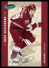 2005-06 Parkhurst Facsimile Auto Parallel Dave Scatchard /100 #375