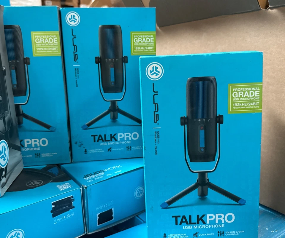 JLab Talk Pro USB Microphone USB-C Output Cardioid Omnidirectional Stereo - Image 4 of 4