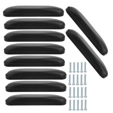 Padded Armrests for Wheelchair, Universal Arm Pads Replacement Black 10-1/4 822