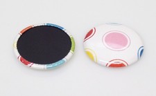 1" Plastic Flat Back Button Parts 1 Inch - 1000 FREE SHIPPING