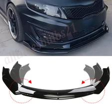 Gloss Black Front Bumper Lip Splitter Chin Spoiler For KIA K5 GT GT-line 2025+