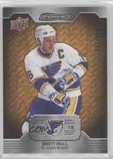 2023-24 Upper Deck Engrained Legends 82/299 Brett Hull #91 HOF 15ok