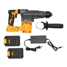 Cordless Rotary Hammer Drill Compact SDS+Rotary Hammer W/2*19500mAh Batteries