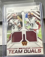 2025 Panini Rookies & Stars - Team Duals Jayden Daniels, Terry McLaurin  