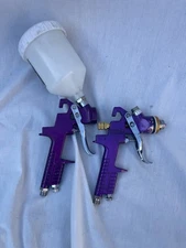 20oz Spray Gun High Volume Low Pressure Gravity Feed Paint Sprayer untested
