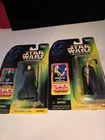 STAR WARS {2} Expanded Universe NIB CLONE EMPEROR PALPATINE & PRINCESS LEIA 1998