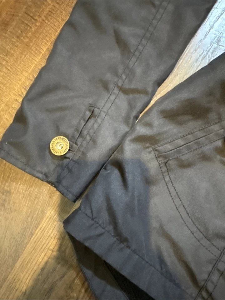 Chaqueta Parka Mujer Oneill Otoño Lluvia Negra Talla Pequeña Excelente Estado Foto 4 de 4