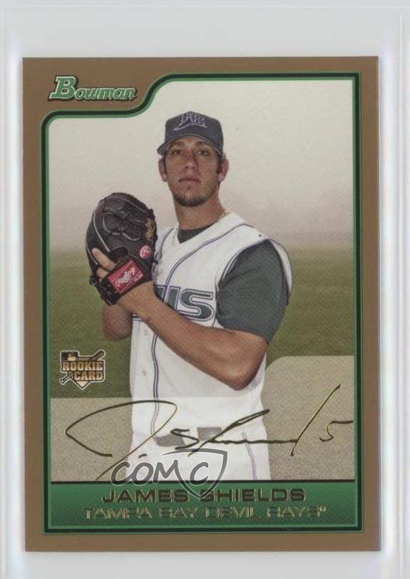 2006 Bowman Draft Gold James Shields #BDP54 0ha3