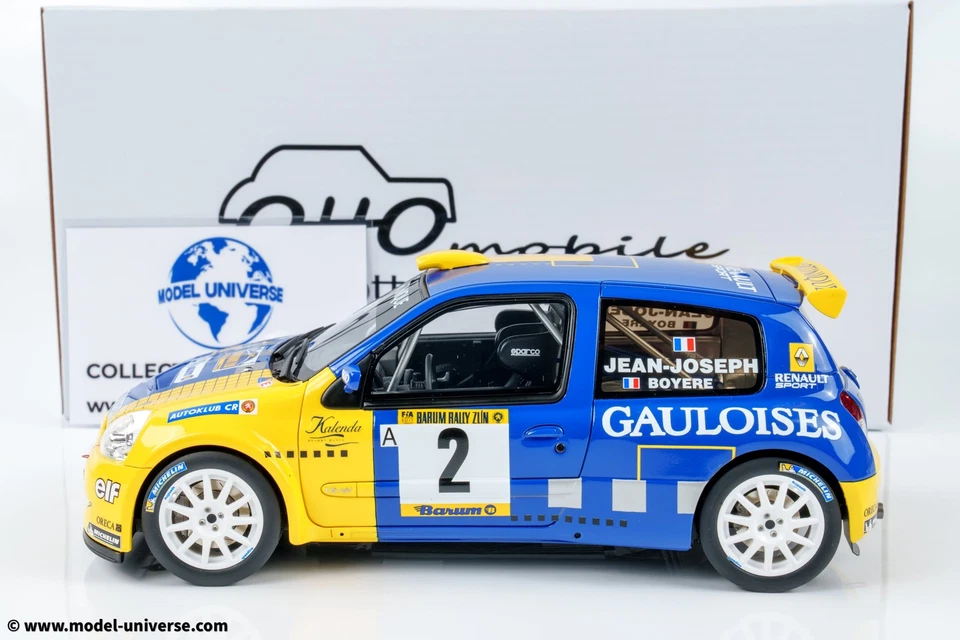 Otto Mobile - 1:18 Renault Clio S1600 No.2 Simon Jean-Joseph Barun Rally Zlin... - Image 3 of 4