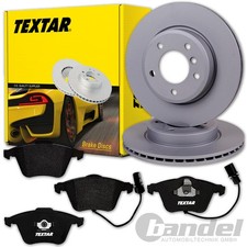 TEXTAR BREMSSCHEIBEN 347mm + BELÄGE VORNE für AUDI A6 C6 4F Limo Avant Allroad