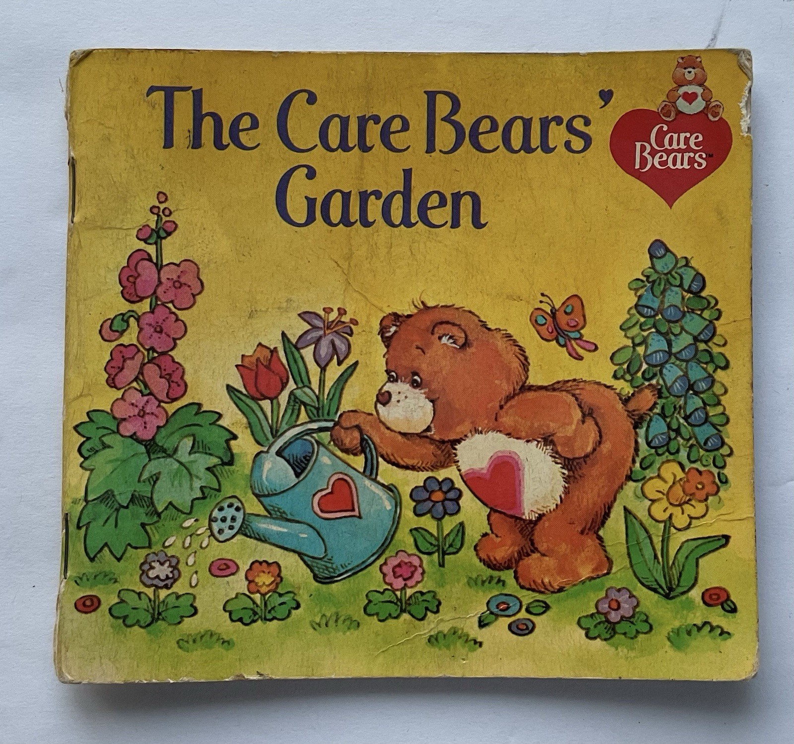 VINTAGE 1983 The Care Bears’ Garden Mini PB Book, *some wear* 5.5in X 5in
