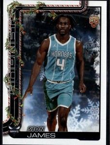 2025-26 Topps Holiday Sion James H193