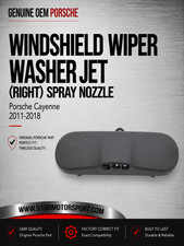 Porsche Cayenne (11-18) Windshield Wiper Washer Jet (RIGHT) Spray Nozzle GENUINE