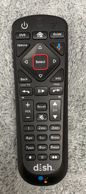 Dish Network Google Voice Satellite Remote Control Hopper  54.1 219801 OEM