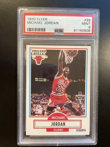 1990 Fleer Michael Jordan #26 PSA 9 Chicago Bulls