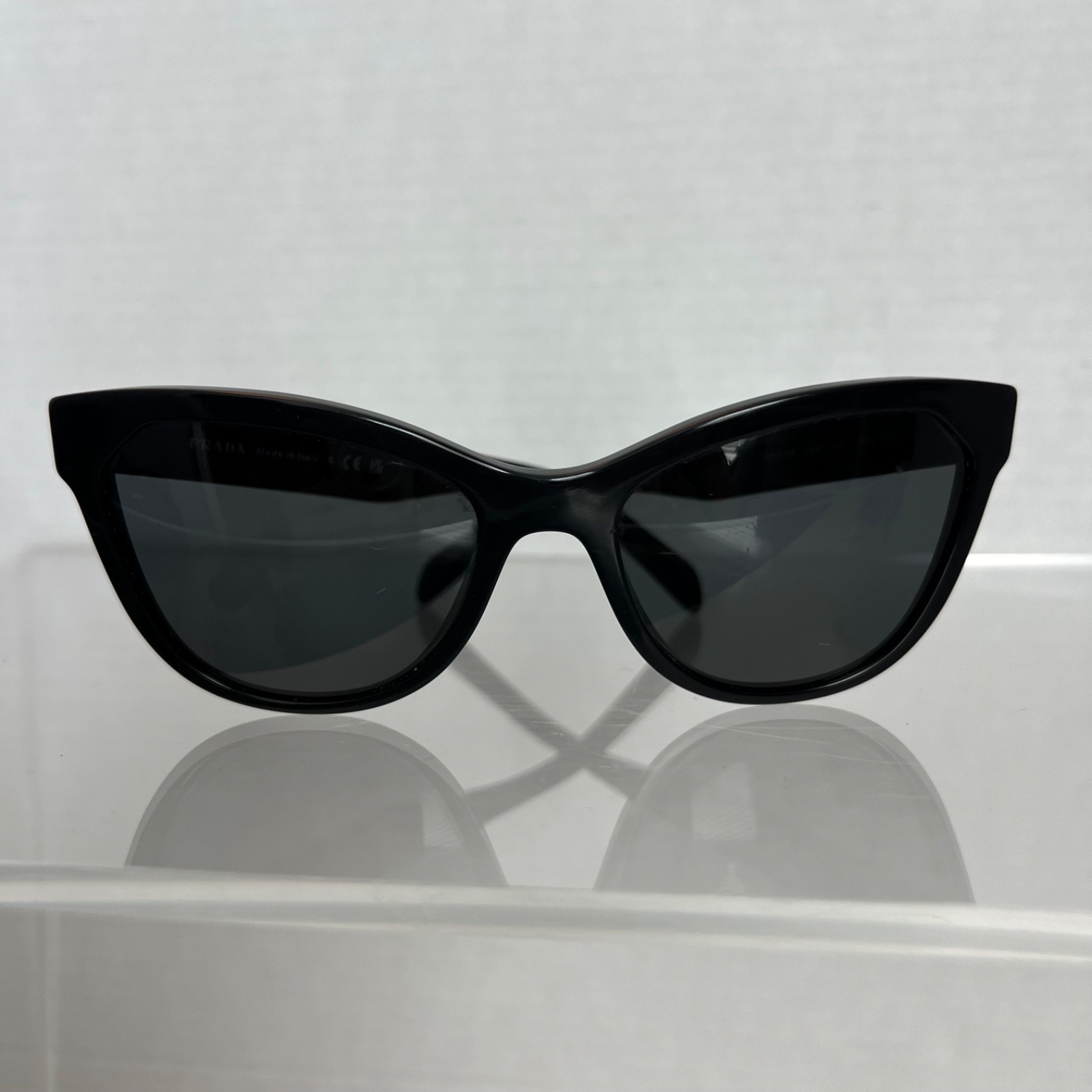 PRADASPR21SBlackCatEyeClassicSunglassesforWomen56mm1AB-5S0RX-Able