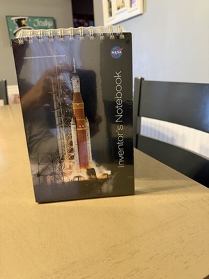 Nasa Inventor's Notebook Stationery Binder Composition Spiral Bound 1965 Lunar