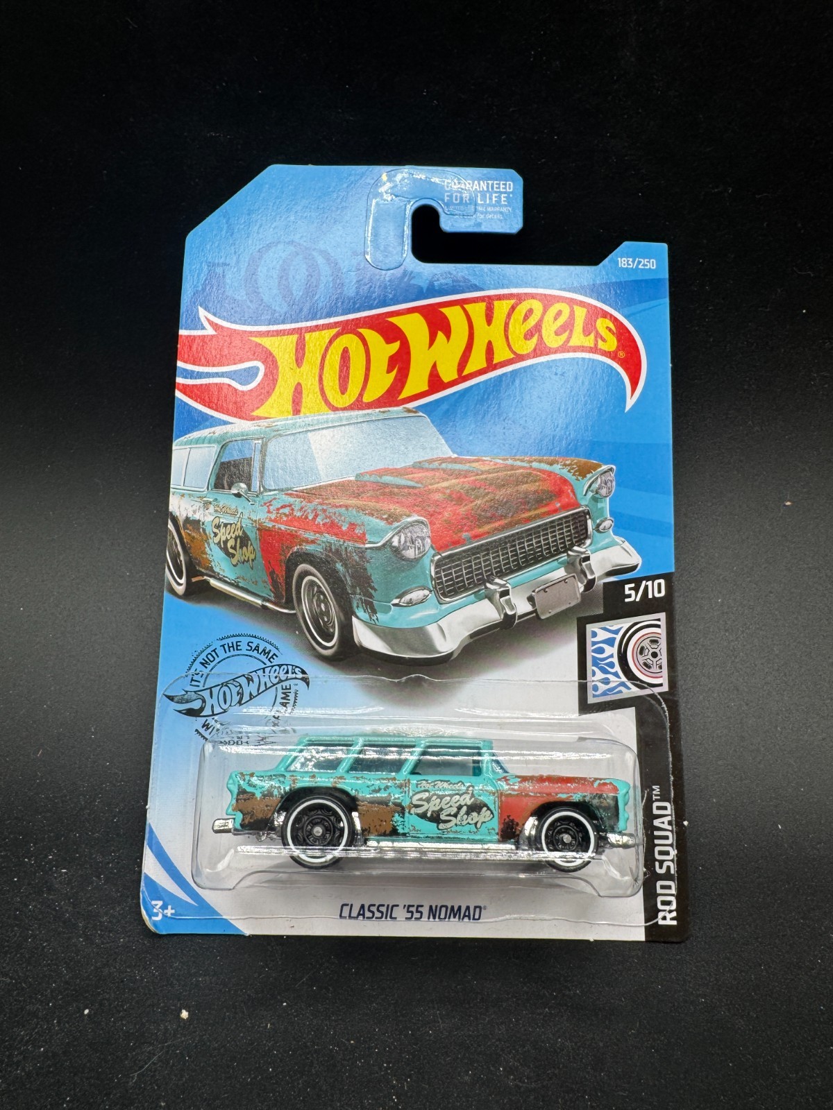 2019 Hot Wheels Classic '55 Nomad Teal  5/10 Speed Shop #183 X2