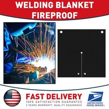 2PCS Welding Blanket Fireproof Heat Resistant Flame Retardant Fabric Carbon Felt