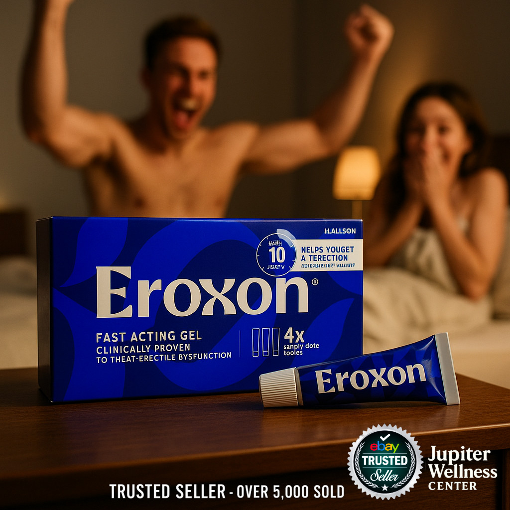 Eroxon Fast Acting Gel 4 Tubes Erectile Dysfunction ED Treatment  – Ships ASAP