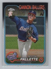 Peyton Pallette 2024 Topps Pro Debut Kannapolis Cannon Ballers