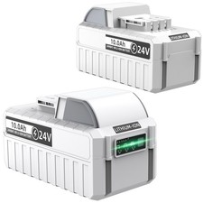 2 Pack 10.0Ah 24V Battery for Snow Joe  Sun Joe iON 24V 24VBAT-LTX 24VBAT-XR