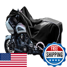 Nuzari Premium Motorcycle Cover - Outdoor Bike Storage Motorcycle Covers -