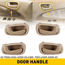 Inside Door Handles 2 Left 2 Right For 1998-2002 Toyota Corolla Chevrolet Prizm Inside Door Handles 2 Left 2 Right For 1998-2002 Toyota Corolla Chevrolet Prizm