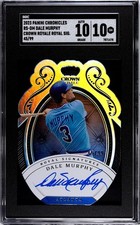 2023 Panini Chronicles Dale Murphy Crown Royale Signature /99 SGC 10 w/10 AUTO