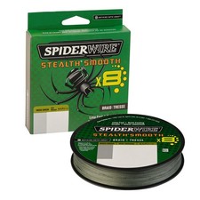Spiderwire Stealth 300Yd Moss Green Braided Fishing Line 8 Carrier Pe Fiber