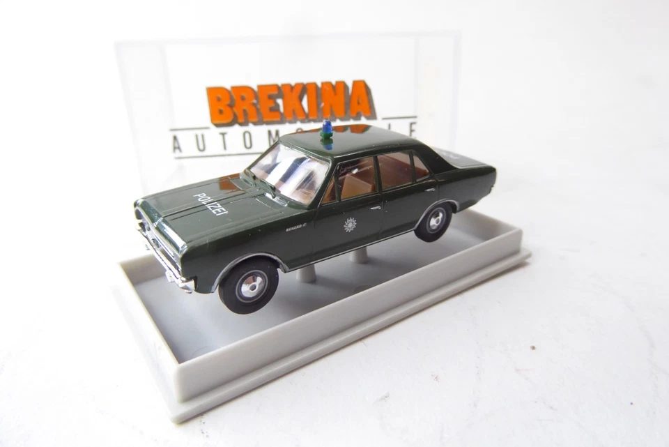 Opel Rekord C - Polizei - Brekina - 1:87 H0 in OVP # 0846