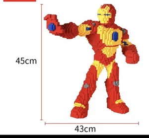 3150 Pcs Iron Man Magic Blocks Set Mini Building Blocks Challenging Game Gift