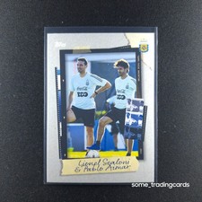 Topps Lionel Scaloni & Pablo Aimar Snapshots Focus Argentina 2025