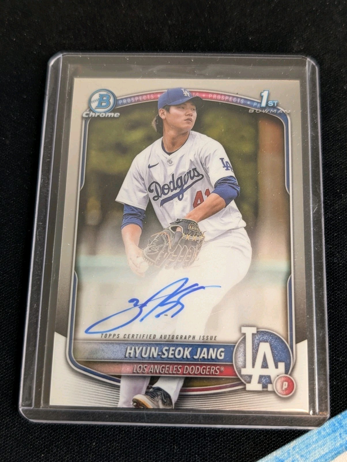 HYUN-SEOK JANG 2025 Bowman Chrome 1st on-card AUTO / AUTOGRAPH