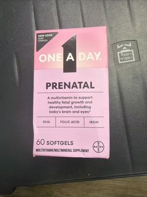 One A Day Prenatal 1 Complete Multivitamin Supplement Softgels - 60 Count 7/27