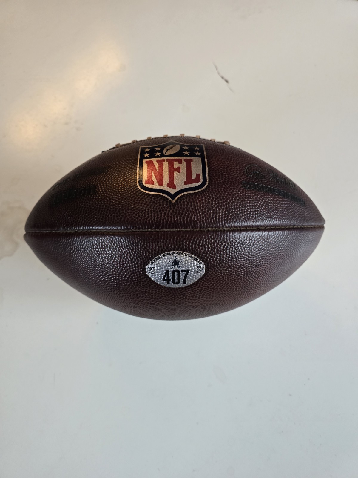 Wilson Cowboys 2022 Team Issued Game Prepped Football  #407