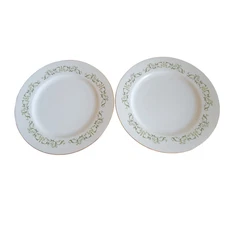 Bell Flower Fine China Dinner Plates Japan 2999 set of 2