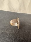 Vintage Sterling Silver 925 Ring Textured Design Statement No Silver Color 13.6g — photo 5
