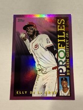 2026 Series 1 Topps Profiles Hologram Insert Elly De La Cruz TP-5 Reds
