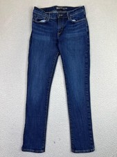Levis Demi Curve Jeans Womens 8/29 Blue Mid Rise Slim Skinny Stretch Denim