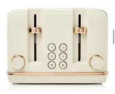 Haden Salcombe 4-Slice Toaster Black and Copper and matching kettle 