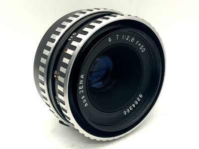 Carl Zeiss 50mm 1:2.8 Objektiv Q1 Tessar Zebra aus Jena Festbrennweite (M42)