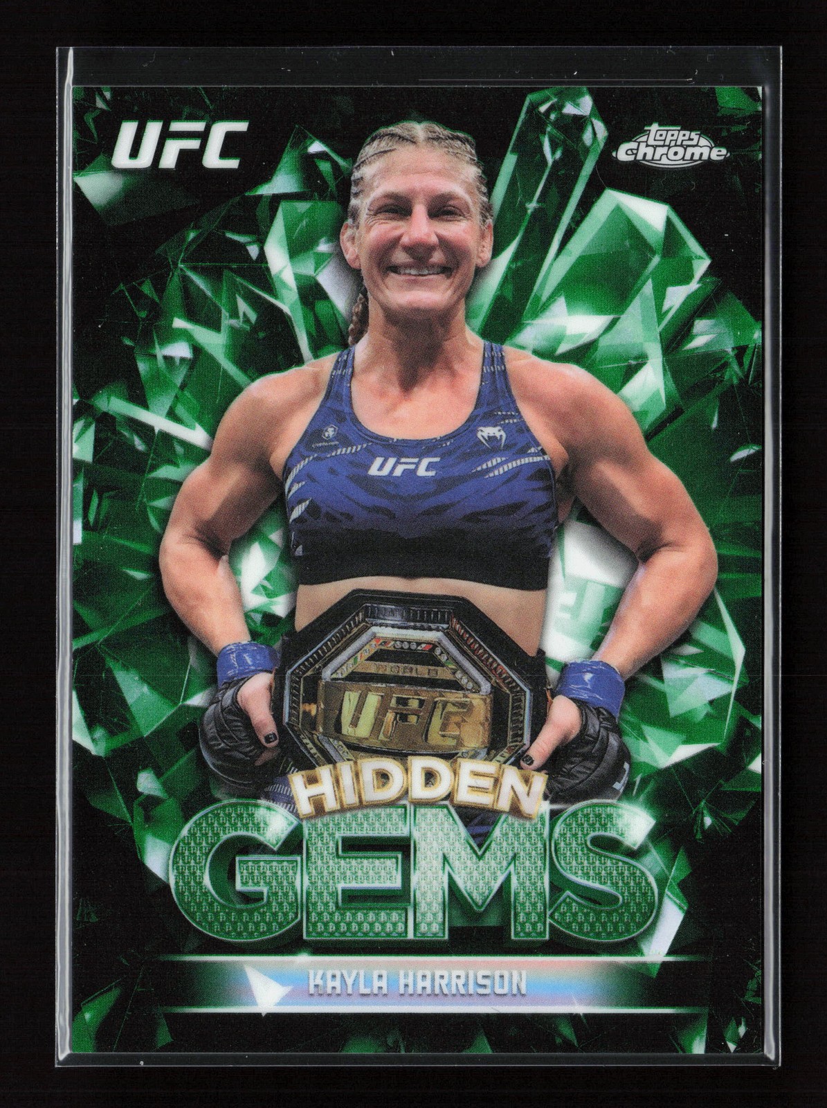 2026 Topps Chrome UFC #HG-2 Kayla Harrison Hidden Gems SSP Case Hit (WI)