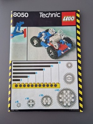 Lego Building Instructions 8050 by Technic Universal Motor Set Instruction Only