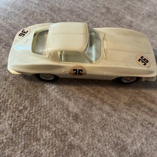 Vintage Revell 1964 Chevy Corvette White 1/32 Slot Car
