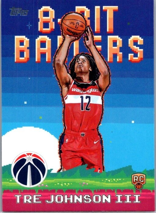 2025-26 Topps - 8-Bit Ballers Tre Johnson #8B-36 (RC)